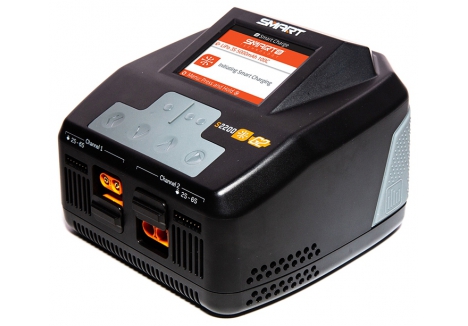 Spektrum S2200 Smart G2 2x200W AC RC Battery Charger SPMXC2010I