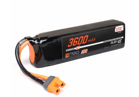 Spektrum Smart G2 Pro Air LiPo Battery 4S 14.8V 3600mAh 120C IC3 SPMX-1068