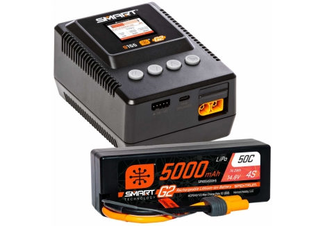 SPM Smart Powerstage Surface Bundle: 5000mAh 4S LiPo Batt/S155EU O-SPMXPSS400I