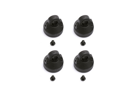 Team Associated 1/10 Bleeder Shock Caps Set with Screws AS6443