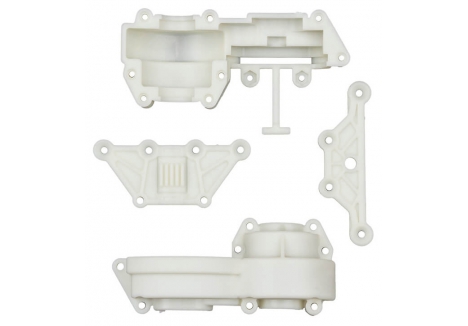 Team Associated 6x6 Motor Mount Gearbox Case Set Natural AS31943