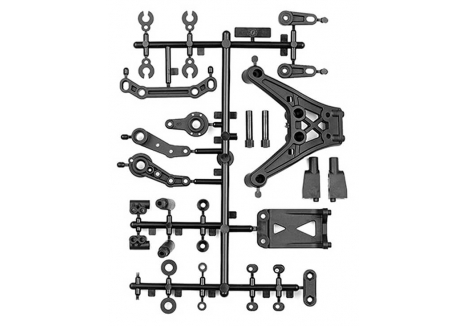 Team Associated DC10 Steering Bellcrank Top Plate Bulkhead RC Drift Car Spares AS72208