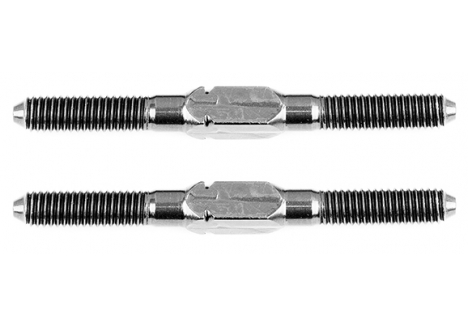 Team Associated Factory Turnbuckle 33mm Titanium Blue AS1401