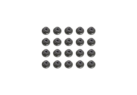 Team Associated M3 Flanged Locknuts RC Hardware AS25612