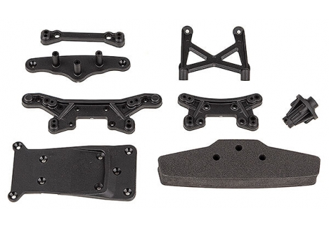 Team Associated Reflex 14R Shock Towers Bumper Skid Plate Set AS21573