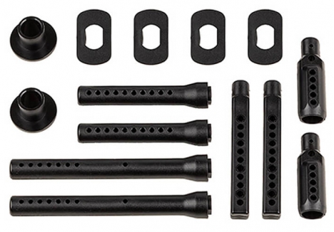 Team Associated SR7 Body Post Set Front and Rear AS26015