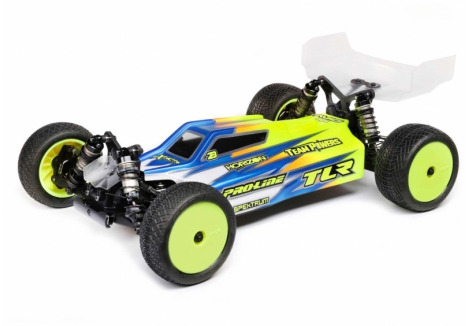 Team Losi Racing 1:10 22X-4 ELITE Electric 4WD Buggy Race Kit with Clear Lightweight Body & Centre Diff – C-TLR0302