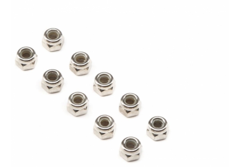 Team Losi Racing Nylock Nut M4 RC Car Part 10 Pack TLR256005