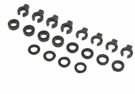 Team Losi Racing Shock Travel Spacer Set TLR 22 1/10 Scale RC Buggy Z-TLR233062