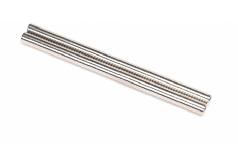 TLR Hinge Pins, 4 x 68mm, Elec Nickel (2): 8X, 8XE 2.0 Z-TLR244090