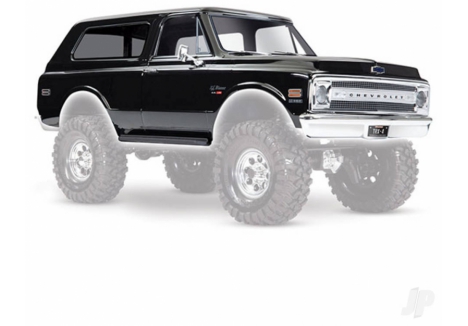 Traxxas 1969 Chevrolet Blazer 1/10 RC Body Shell Black Painted TRX9112X