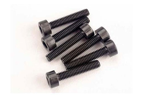 Traxxas 3x15mm Cap Head Machine Screws Hex Drive 6 Pack TRX2586