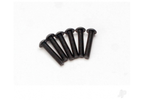 Traxxas 4x20mm Button-Head Machine Screws Hex Drive 6 Pack TRX2589