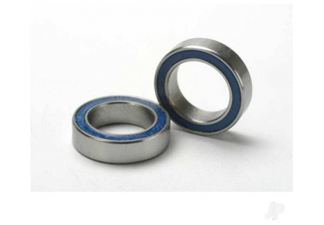 Traxxas Ball Bearings 10x15x4mm Blue Rubber Sealed Pair TRX5119