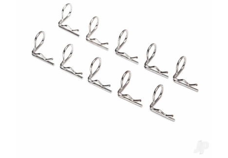 Traxxas Body Clip 90 Degree Angle Medium Silver 10 Pack TRX3935