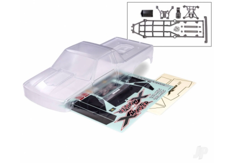 Traxxas Body X-Monster Chevrolet GMT400 1/10 Clear RC TRX7697R