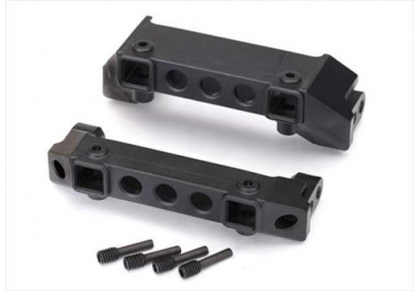 Traxxas Bumper mounts, Front & Rear / screw pins (4 pcs) TRX8237