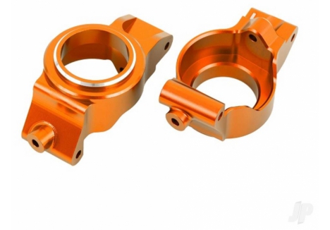 Traxxas Caster Blocks C-Hubs 6061-T6 Aluminium Orange Anodised Pair TRX7832-ORNG