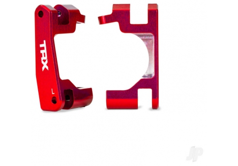 Traxxas Caster Blocks C-Hubs 6061-T6 Aluminium Red Pair TRX9063-RED