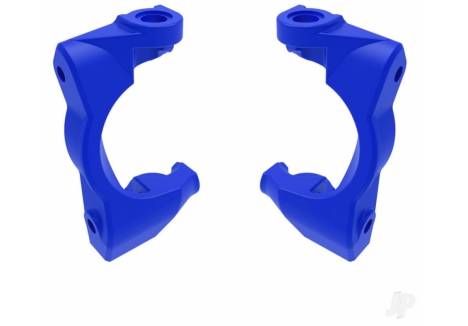 Traxxas Caster Blocks Left Right C-Hubs Blue RC Suspension Spares TRX10732-BLUE