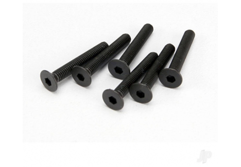 Traxxas Countersunk Machine Screws 3x20mm Hex Drive 6-Pack TRX4857