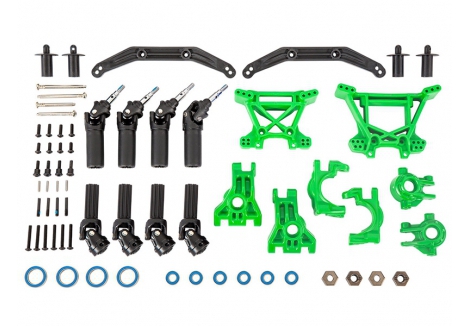 Traxxas Extreme Heavy-Duty Driveline Suspension Upgrade Kit Green TRX9080G