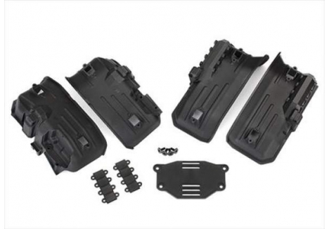 Traxxas Fenders, inner, Front & Rear (2 each) / rock light covers (8 pcs) / battery plate / 3x8 flat-head screws (4 pcs) TRX8072