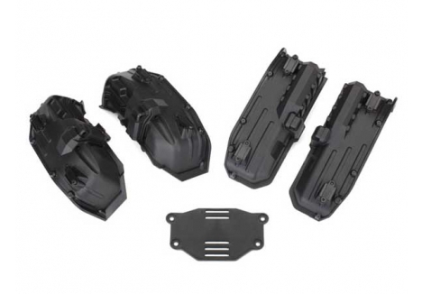 Traxxas Fenders, inner (narrow), Front & Rear (2 each) / rock light covers (8 pcs) / battery plate / 3x8 flat-head screws (4 pcs) TRX8080