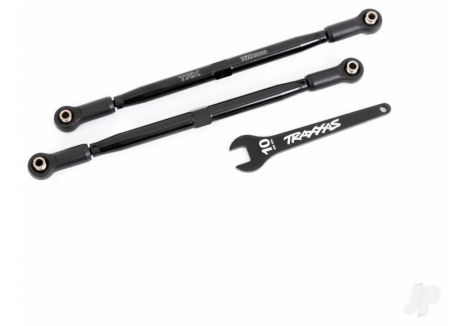Traxxas Front Toe Links Black-Anodised 6061-T6 Aluminium X-Maxx WideMaxx 2pc TRX7897A