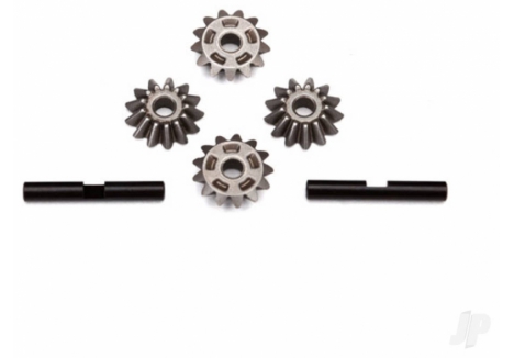 Traxxas Gear Set, centre Differential (output gears (2 pcs) / spider gears (4 pcs) / spider gear shaft (2 pcs)) TRX6783