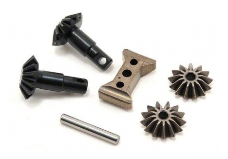 Traxxas Gear Set, Differential (output gears (2 pcs) / spider gears (2 pcs) / spider gear shaft, carrier support) TRX6882X