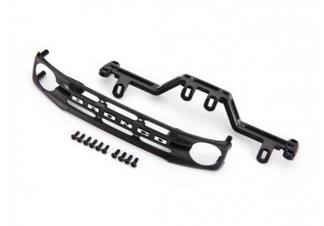 Traxxas Grille, Ford Bronco (2021)/ grille mount/ 2.6x8 BCS (8)/ 3x8 BCS (4)/ 1.6x7 BCS (self-tapping) (4) (fits #9211 body) TRX9220