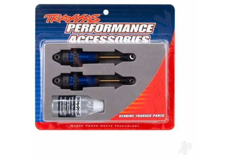 Traxxas GTR Long Shock Blue PTFE Coated TiN Shaft TRX7461