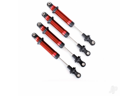 Traxxas GTS Coilover Shocks 4 Piece Aluminium Red Anodised TRX8160R