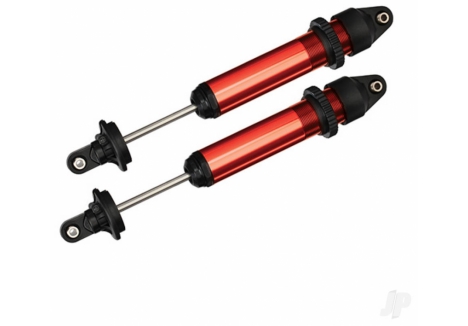 Traxxas GTX Aluminium RC Shocks Pair Red-anodised TRX7761R