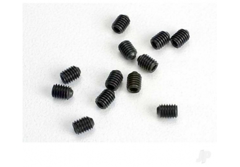 Traxxas Hardened Grub Screws 3mm M3 Hex Socket 12 Piece Pack TRX2743