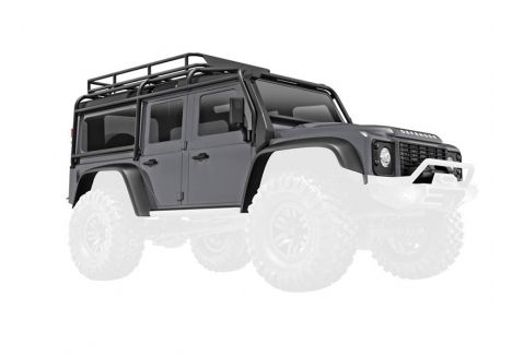 Traxxas Land Rover Defender 1/18 RC Rock Crawler Body Silver TRX9712-SLVR