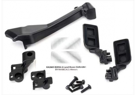 Traxxas Mirrors, side (left & right) / snorkel / mounting hardware (fits #8011 Body) TRX8020