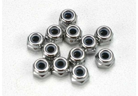 Traxxas Nylon Locking Nuts 2.5mm Pack of 12 TRX5158