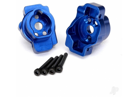 Traxxas Portal Drive Axle Mount Rear 6061-T6 Aluminium Blue TRX8256X
