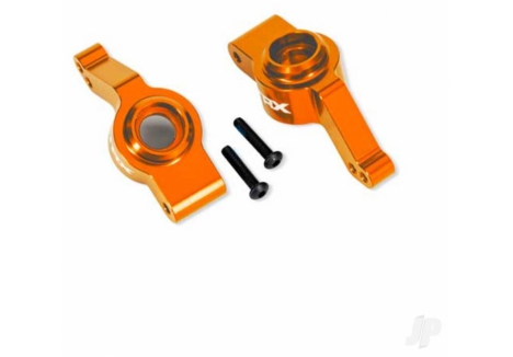 Traxxas Rear Stub Axle Carrier Pair 6061-T6 Aluminium Orange TRX9065-ORNG