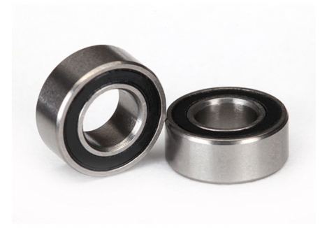 Traxxas Rubber Sealed Ball Bearings 5x11x4mm Black 2pcs TRX5116A