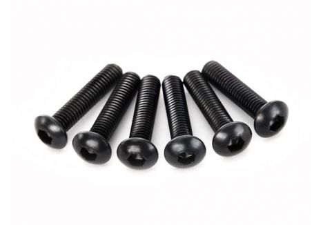Traxxas Screws, 3x14mm button-head machine (hex drive) (6 pcs) TRX2593