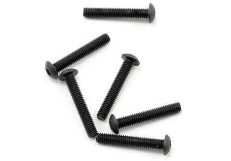 Traxxas Screws, 3x18mm button-head machine (hex drive) (6 pcs) TRX2583