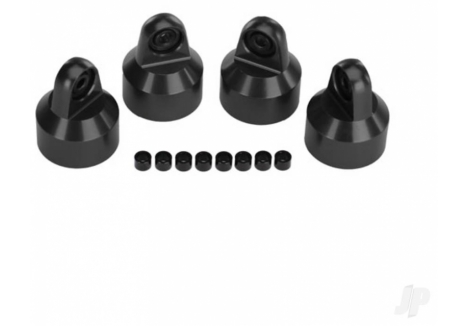 Traxxas Shock Caps Aluminium Hard-Anodised GTX Shocks 4pc Spacers 8pc TRX7764X