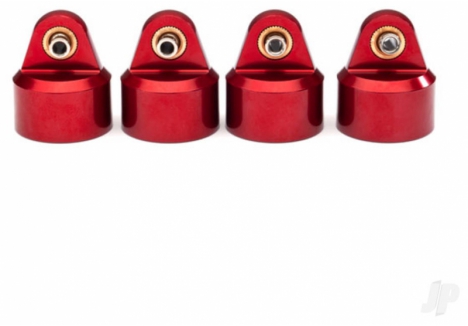 Traxxas Shock Caps Aluminium Red Anodised GT-Maxx 4pcs TRX8964R