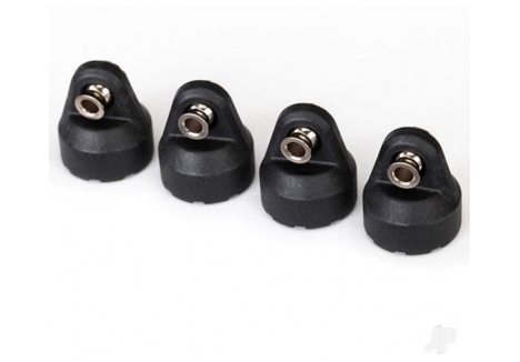 Traxxas Shock Caps Black Pre-assembled Set of Four Hollow Balls TRX8361