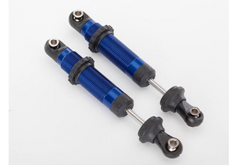 Traxxas Shocks, GTS, aluminium (Blue-anodised) (assembled with spring retainers) (2 pcs) TRX8260A