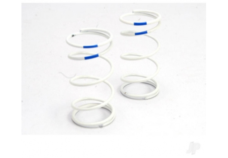 Traxxas Spring, shock (White) (GTR) (1.6 rate Blue) (1 pair) TRX5434