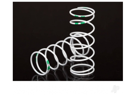 Traxxas Spring, shock, White (GTR Long) (0.653 rate Green) (1 pair) TRX7441